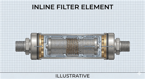 Replacement for Balston 100-25-BQ Inline FIlter